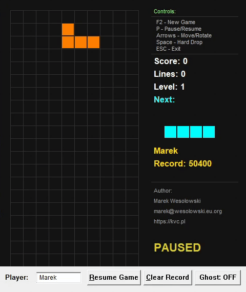 Tetris Gameplay